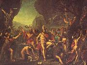 Jacques-Louis David Leonidas at Thermopylae Spain oil painting artist